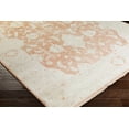 thumbnail image 2 of Hauteloom Seney Boho Hand Knotted Wool Natural Fiber Soft Area Rug - Traditional Floral Carpet for Living Room, Bedroom, Dining Room - Cream Peach - 2' x 3', 2 of 8