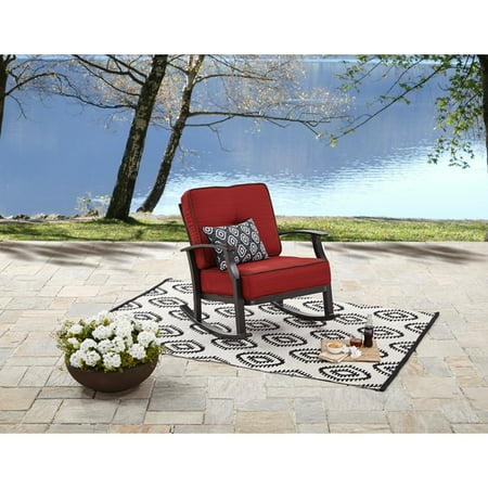 Iron Rocker - Better Homes and Gardens Carter Hills Outdoor Rocking Chair