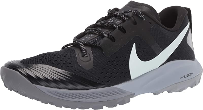 claridad Persistente comunicación Nike Men's Air Zoom Terra Kiger 5 Running Shoe, Black/Barely Grey, 12.5  D(M) US - Walmart.com