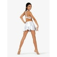 thumbnail image 6 of Girls Metallic T-Back Dance Bra Top, 6 of 15