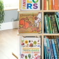 thumbnail image 6 of EdQ Rotating Big Book Display–White: 3-Tier Kids Bookshelf for Classroom Storage, Book Organizer with Acrylic Shelves for Homeschool Organization, 6 of 9