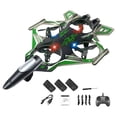 thumbnail image 2 of FashionCha Set of 2 Remote Control Airplanes with Fixed RC Engine for Aerobatic Flights, LED Lights And Intelligent Orbital Function. Made of Shockproof PP. green 3 Battery, 2 of 8