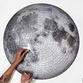 thumbnail image 1 of 1000 Pieces Round Jigsaw Puzzle Diy Space Moon Earth Circular Puzzles Educational Decompression Puzz, 1 of 5