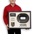 thumbnail image 4 of Vegas Golden Knights 25.5'' x 19.5'' 25-Layer StadiumViews 3D Wall Art, 4 of 5