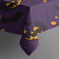 thumbnail image 4 of Rectangle Table Clothes Happy Halloween Pumpkin Bat Table Cloth,Decorative Foldable Table Cloths for Picnic Graduation Halloween Fall Thanksgiving Christmas, 4 of 5