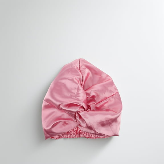 FRCOLOR Large Adjustable Satin Sleep Wrap 1 Piece Satin Hair Cap for Bath and Beauty Spa Satin Tie Bonnet for Sleep