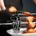 thumbnail image 5 of BBQ Roaster Rotisserie Skewers Needle Cage Oven Kebab Grill Stainless Steel Barbecue Tools for Electric Oven, 5 of 8