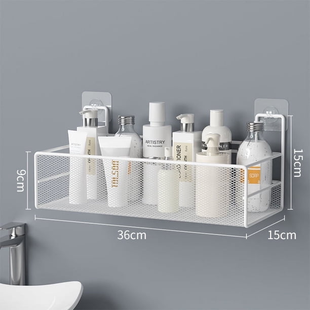 Estante de almacenamiento para inodoro, estante de almacenamiento sin orificios para baño, inodoro, lavabo, colgador de pared, gancho para baño