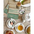 thumbnail image 4 of Teal Brown Kitchen Dish Towels for Drying Dishes Set of 2, Farmhouse Rustic Wooden Plank Board Waffle Weave Microfiber Hand Tea Bathroom Towels Quick Dry & Absorbent Towel 15.7x23.6, 4 of 7
