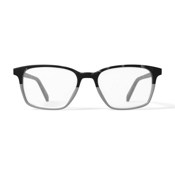 Bio Eyes Men's BE120 Larch Square Prescription Eyeglasses with Case, Green Tortoise Gradient