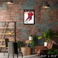 thumbnail image 3 of Nick Suzuki 20x29 Framed Canvas Montreal Canadiens, 3 of 4