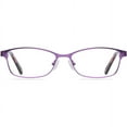Hard Candy Women's HC21 Matte Dark Purple Eyeglass Frames