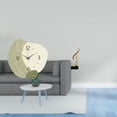thumbnail image 2 of Reloj De Pared Con Música Silenciosa, Escultura Creativa De Dibujos Animados, Adorno Decorativo De Mesa Para Cocina, Oficina, Casa De Campo, Escritorio, Regalo De Inauguración De Casa, 2 of 8