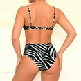 thumbnail image 4 of Tankini para mujer, estampado, talla grande, camisola ajustada, informal, de moda, conjuntos de bikini, traje de baño de dos piezas para mujer, trajes de baño tankini para mujer, traje de baño de 2 pi, 4 of 4