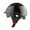 Glossy Black, variant on 1Storm Motorcycle Half Face Helmet Mopeds Scooter Pilot with retratable Inner Smoked Visor HKY205V, Matt Black