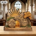 thumbnail image 5 of DefiDgd Wooden Empty Tomb Set,Easter Scene and Christian Cross Decoration,He is Risen Jesus Resurrection Scene for Home Office Tabletop Tray Church Shelf Decor Gifts(B), 5 of 9