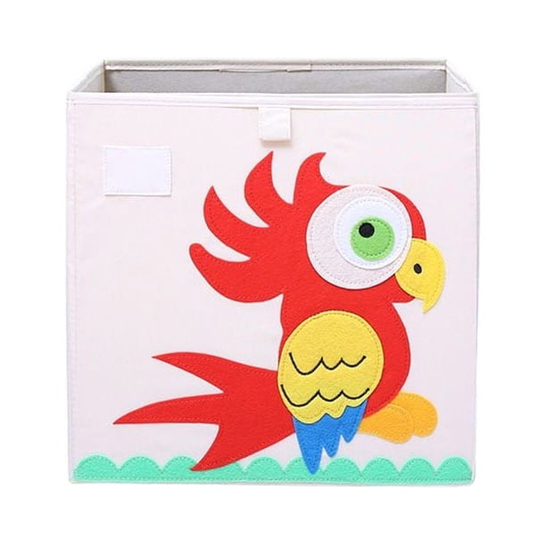 Yuarrent Cesta de almacenamiento de juguetes, organizador de ropa plegable cuadrado de dibujos animados para el hogar, Cubo lavable, armario Almacenamiento y organización del hogar Tipo 10