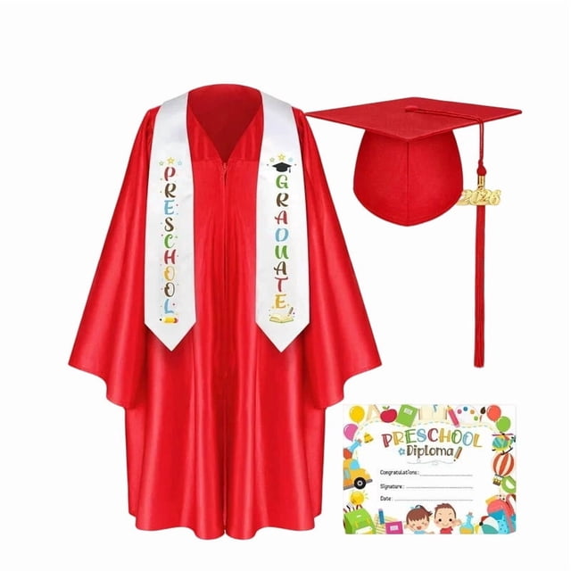 Ohufall Class Of 2026 Graduation Gifts Silk Attire And Memorial Set For Kindergarten Graduation Ceremony