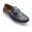 Navy, variant on Aston Marc Mens Faux Leather Slip-On Loafers