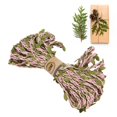 thumbnail image 4 of Green Vines Hemp Rope, Breathable Refreshing Green Leaf Hemp Rope Multistrand  For Hand Made Works For Decoration Backgrounds ,Red,White, 4 of 8