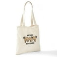 thumbnail image 6 of CafePress - Nothing Butt Pugs Tote Bag - Unisex Canvas Tote Bag, Beige, 1-Piece, 6 of 6