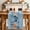 LightSteelBlue, variant on Summer Coastal Table Runner 90 Inches, Sea Ocean Starfish Shells Coral Conch Wood Gray Bed Runner Dresser Scarves Tabletop for Indoor Outdoor Parties/Ceremony/Banquet, 13" x 90"