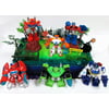 Transformers 16 Piece Birthday Cake Topper Set Featuring Optimus Prime and Friends with Decorative Themed Accessories