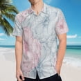 thumbnail image 5 of High Quality Hawaiian Shirts for Men Short Sleeve Aloha Beach Shirt Floral Summer Casual Button Down Shirts Blouses NHPX98, 5 of 7
