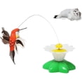 thumbnail image 1 of Accustomedi Juguete eléctrico para gatos con forma de pájaro, juguete eléctrico para gatos, juguete para gatos con colibrí, juguete eléctrico giratorio de 360 grados, juguete interactivo para gatitos, 1 of 7