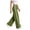 Army Green, variant on Bosfbaoi Wide Leg Sweatpants for Women Drawstring Elastic Waist Side Stripe Casual Loose Workout Trousers with Pockets