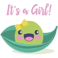 thumbnail image 2 of CafePress - It's A Girl Baby Shower Pea In A Pod - Large Beach Towel, Soft 30"x60" Towel with Unique Design, 2 of 3