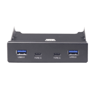 USB Hub USB C Hub 3.5 Panneau avant d'entraînement Floppy de pouce 2 Port USB 3.0 + 2 Port USB 3.1 Type C 20 Connecteur à broche