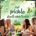 thumbnail image 4 of Pickle Bachelorette Party Decorations Green Last Pickle She'll Ever Tickle Backdrop Funny Cucumber Pickle Party Decorations for Women Pickle Theme Bachelorette Party Bridal Shower Engagement Supplies, 4 of 6