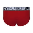 thumbnail image 6 of khonts,Men's Letter Printed Briefs Breathable Underwear Comfortable Soft Pouch Underpants Red XL, 6 of 6