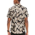 thumbnail image 3 of Men Hawaiian Shirt Vacation Short Sleeve Casual Button Down Shirts Summer Beach Shirt, 3 of 5