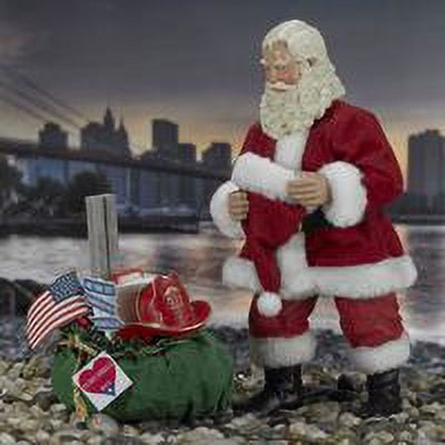 Kurt Adler "Never Forget" 9-11 Tribute Santa