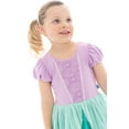 thumbnail image 7 of Disney Princess Toddler Girls Little Mermaid Cosplay Dress with Puff Sleeves, Sizes 12M-5T, 7 of 7