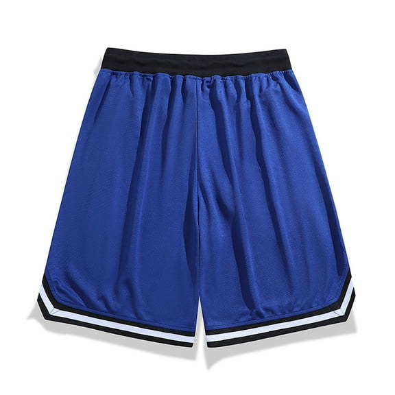 Men's Solid - Color Fitness Shorts Drawstring With Elastic Waist Workout Training Shorts