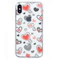 thumbnail image 1 of Funda Para iPhone XS Max Corazones Grafito, Uso Rudo, InstaCase Protector para iPhone XS Max Antigolpes, Case Corazones Grafito, 1 of 4