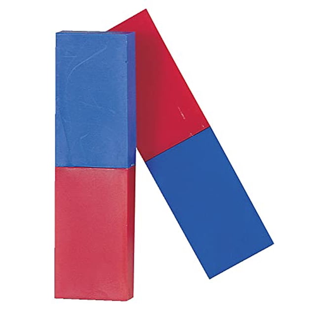 Barra magnética Frey Scientific codificada por colores rojo/azul (paquete de 2)