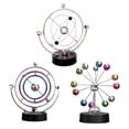 thumbnail image 4 of Newtons Cradle Pendulum, Perpetual Motion Machine Ferris Wheel Balance, USB Battery Dual Use Ferris Wheel Balance Toy, Physics Science Balance Desk Entertainment Decoration for Office, 4 of 8