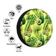 thumbnail image 5 of Easygdp Kiwi and Avocado Automobile Tire Dust Cover, 14-17in Spare Tire Cover Universal Fit for Trailer, Car, Truck, SUV, Jeep - 17 inch, 5 of 9