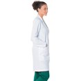 thumbnail image 2 of Landau Women's Essential Lab Coats Classic Relaxed Fit Breathable Fade Resistant 5 Pockets Button Full-Length Notebook Lab Coat Scrub, Style 3165, 2 of 5