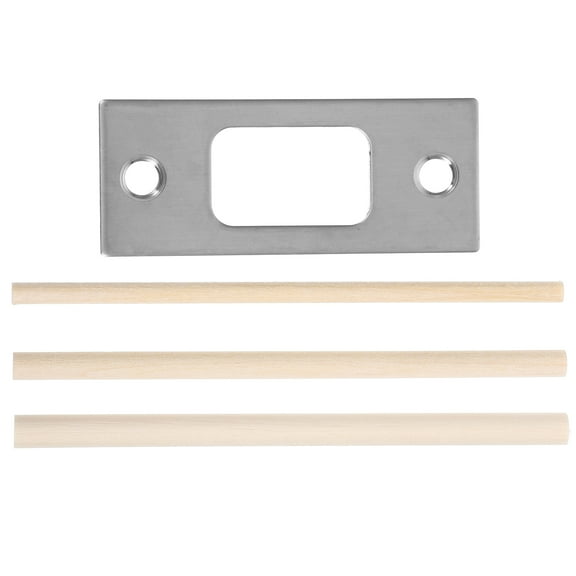 Strike Plates for Interior Doors Hole Filler Guide Piece Deadbolt Wooden Stainless Steel