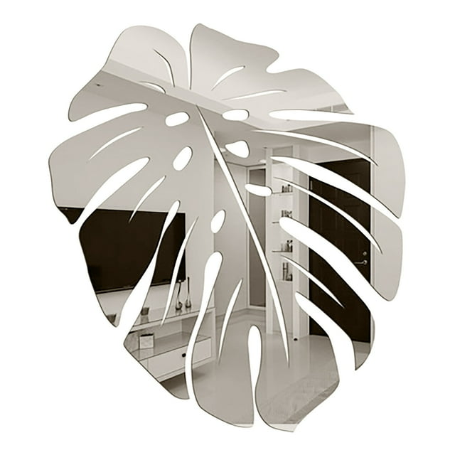 Flower Sticker Mural Wall Leaf Removable Decal 3D Home Acrylic DIY Wall Sticker