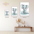 thumbnail image 4 of Eastern Print Cute Elephant Cartoon Safari Nursery Poster Wall Decor, Colorful Minimal Animal Wall Prints for Baby Room, Bedroom Home Office Classroom Must Have Decoration, UNFRAMED, 11x14, 4 of 4