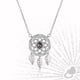thumbnail image 3 of Collar para mujer, joyería para mujer, joyería para mujer, collar con colgante de proyección "I You", 100 idiomas, bohemio, regalo, collar con proyección., 3 of 5