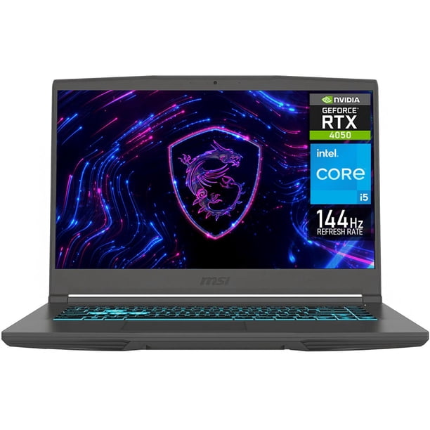 Laptop Gamer MSI Thin 15 NVIDIA GeForce RTX 4050 Intel Core i5 13420H 16GB RAM 1TB SSD 15.6" Windows 11 Home Teclado en Ingles