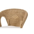 thumbnail image 6 of bali & pari Abbey Rattan BOHO Dining Chair, Natural Brown, 6 of 10