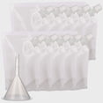 thumbnail image 1 of 10 Frascos para Bebidas, Bolsa para Licor, Frascos Reutilizables para Beber, Frascos de Plástico Ocultables con Embudo de Plástico (1000 ml), 1 of 5